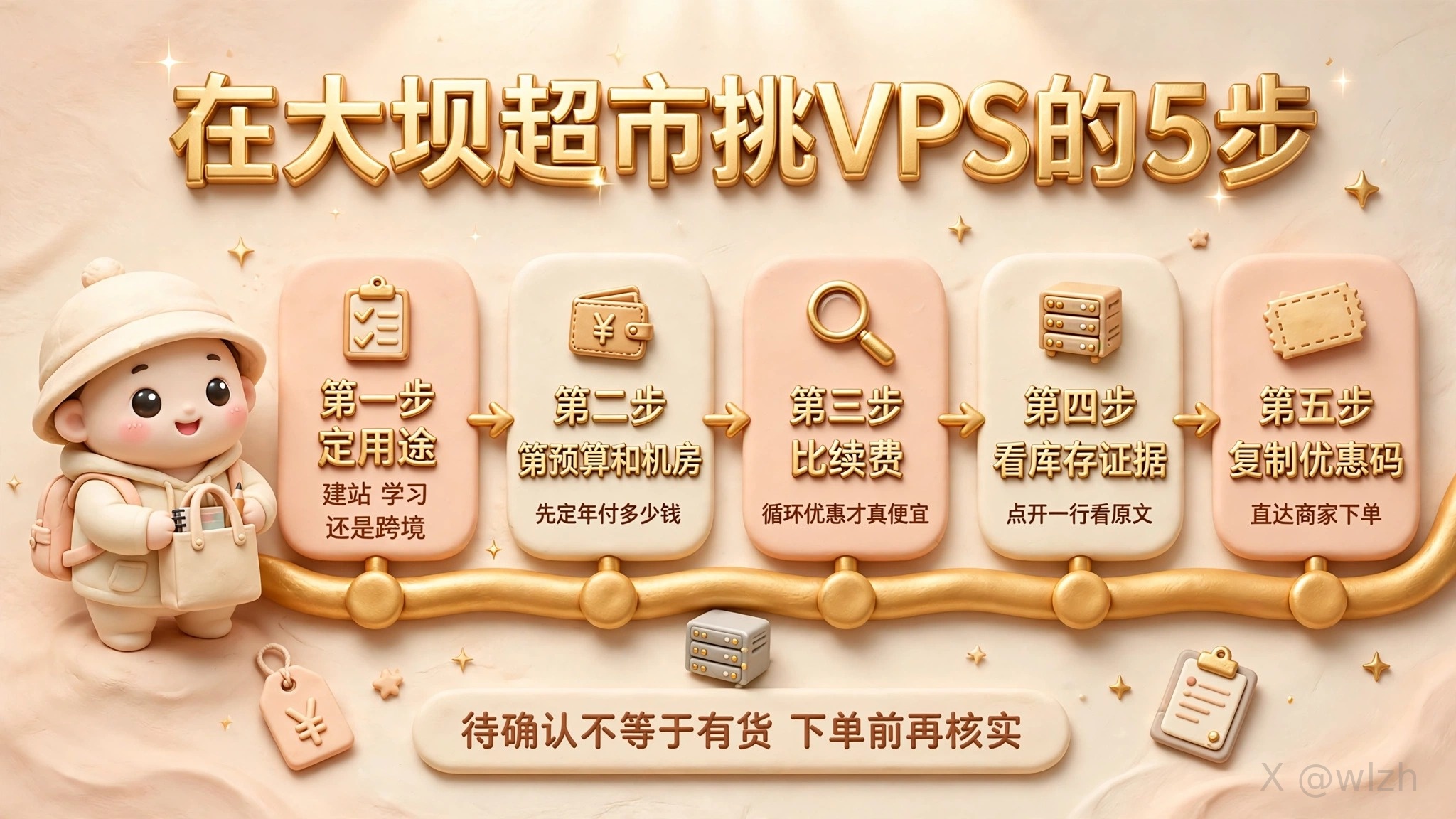 在大坝超市挑 VPS 的 5 步
